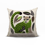 Ayra Leopard Reversible Indoor/Outdoor Square Pillow