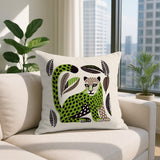 Ayra Leopard Reversible Indoor/Outdoor Lumbar Pillow