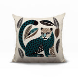 Ayra Leopard Reversible Indoor/Outdoor Square Pillow