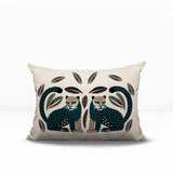 Ayra Leopard Reversible Indoor/Outdoor Lumbar Pillow