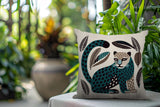Ayra Leopard Reversible Indoor/Outdoor Lumbar Pillow