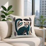 Ayra Leopard Reversible Indoor/Outdoor Lumbar Pillow