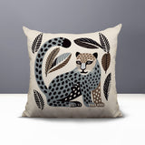 Ayra Leopard Reversible Indoor/Outdoor Square Pillow