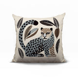 Ayra Leopard Reversible Indoor/Outdoor Square Pillow