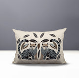 Ayra Leopard Reversible Indoor/Outdoor Lumbar Pillow