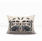 Ayra Leopard Reversible Indoor/Outdoor Lumbar Pillow