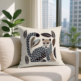 Ayra Leopard Reversible Indoor/Outdoor Lumbar Pillow