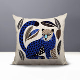 Ayra Leopard Reversible Indoor/Outdoor Square Pillow