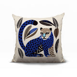 Ayra Leopard Reversible Indoor/Outdoor Square Pillow