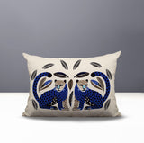 Ayra Leopard Reversible Indoor/Outdoor Lumbar Pillow