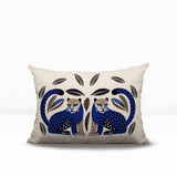 Ayra Leopard Reversible Indoor/Outdoor Lumbar Pillow