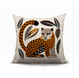 Ayra Leopard Reversible Indoor/Outdoor Square Pillow