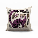Ayra Leopard Reversible Indoor/Outdoor Square Pillow
