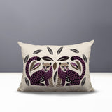 Ayra Leopard Reversible Indoor/Outdoor Lumbar Pillow