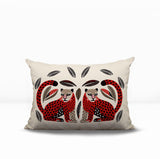 Ayra Leopard Reversible Indoor/Outdoor Lumbar Pillow