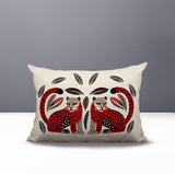 Ayra Leopard Reversible Indoor/Outdoor Lumbar Pillow