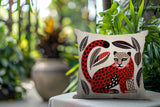 Ayra Leopard Reversible Indoor/Outdoor Lumbar Pillow