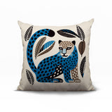 Ayra Leopard Reversible Indoor/Outdoor Square Pillow