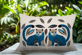 Ayra Leopard Reversible Indoor/Outdoor Lumbar Pillow