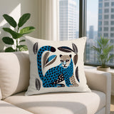 Ayra Leopard Reversible Indoor/Outdoor Lumbar Pillow
