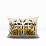 Ayra Leopard Reversible Indoor/Outdoor Lumbar Pillow