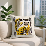 Ayra Leopard Reversible Indoor/Outdoor Lumbar Pillow