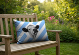 Cow Indoor/Outdoor Reversible Rectangular Pillow