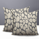 Clio Zebra Print Indoor/Outdoor Reversible Square Pillow