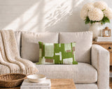 Samie Patchwork  Indoor/Outdoor Reversible Rectangular Pillow