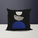 Baako Abstract Reversible Indoor/Outdoor Square Pillow