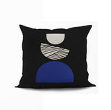 Baako Abstract Reversible Indoor/Outdoor Square Pillow