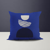 Baako Abstract Reversible Indoor/Outdoor Square Pillow