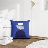 Baako Abstract Reversible Indoor/Outdoor Square Pillow
