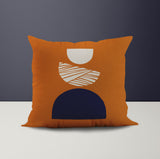 Baako Abstract Reversible Indoor/Outdoor Square Pillow