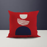 Baako Abstract Reversible Indoor/Outdoor Square Pillow