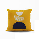 Baako Abstract Reversible Indoor/Outdoor Square Pillow