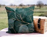 Baka Botanical Reversible Indoor/Outdoor Square Pillow