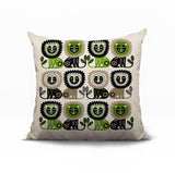 Bako Lion Reversible Indoor/Outdoor Square Pillow