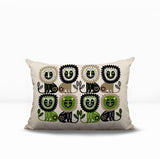 Bako Lion Reversible Indoor/Outdoor Rectangular Pillow