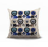 Bako Lion Reversible Indoor/Outdoor Square Pillow