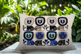 Bako Lion Reversible Indoor/Outdoor Rectangular Pillow