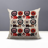 Bako Lion Reversible Indoor/Outdoor Square Pillow