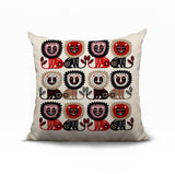 Bako Lion Reversible Indoor/Outdoor Square Pillow
