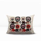 Bako Lion Reversible Indoor/Outdoor Rectangular Pillow