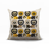 Bako Lion Reversible Indoor/Outdoor Square Pillow