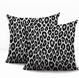 Ballen Zebra Print Indoor/Outdoor Reversible Square Pillow