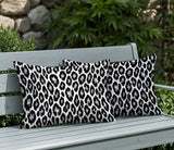 Ballen Zebra Print Indoor/Outdoor Reversible Rectangular Pillow