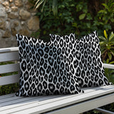 Ballen Zebra Print Indoor/Outdoor Reversible Square Pillow