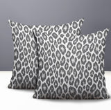 Ballen Zebra Print Indoor/Outdoor Reversible Square Pillow
