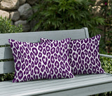 Ballen Zebra Print Indoor/Outdoor Reversible Rectangular Pillow